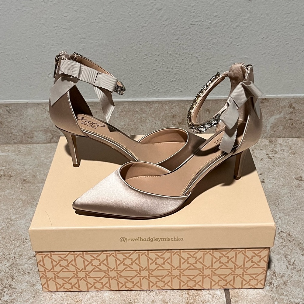 Badgley Mishka Jewel Heels “Jaycee” - Size 8